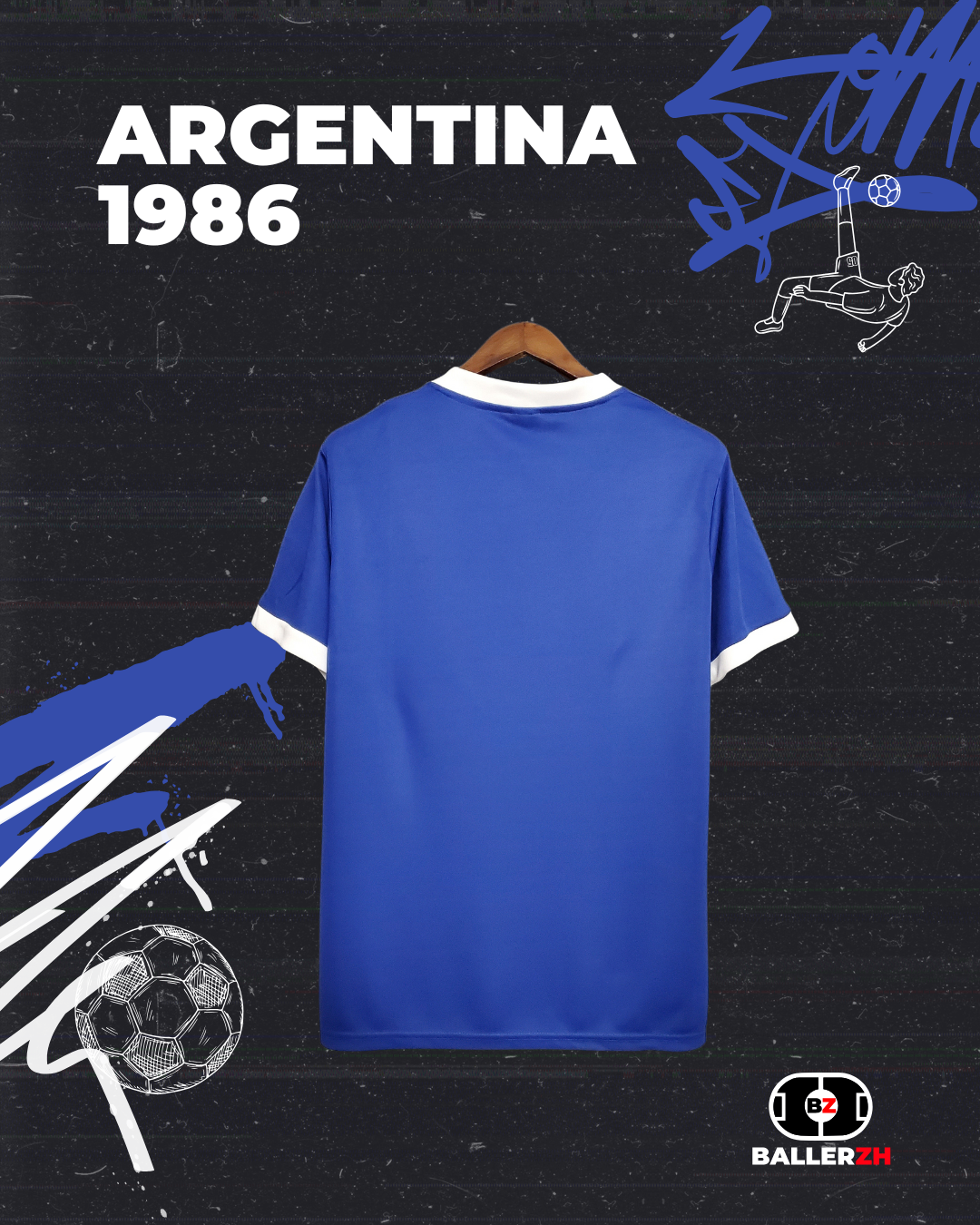 ARGENTINA - Away 1986