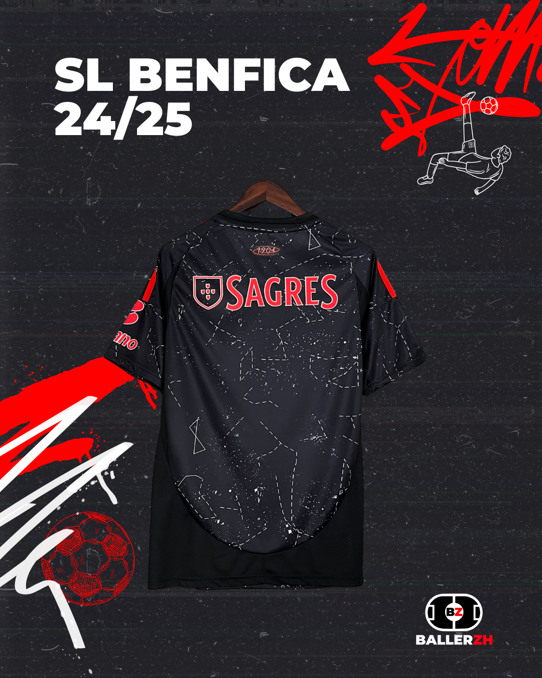 SL BENFICA - Away 24/25