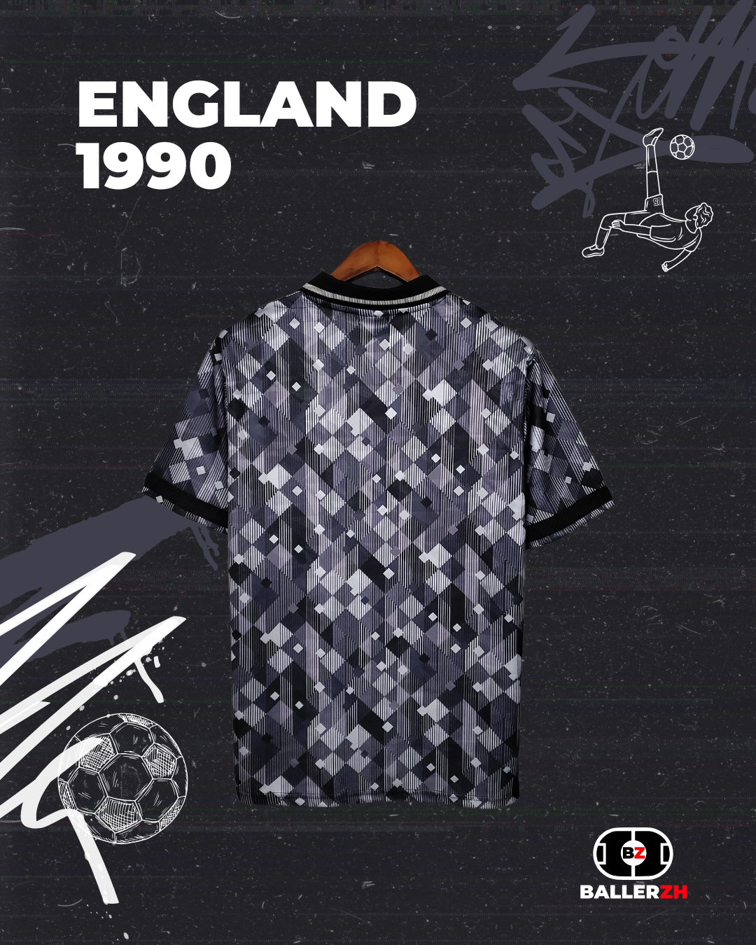 ENGLAND - Away 1990