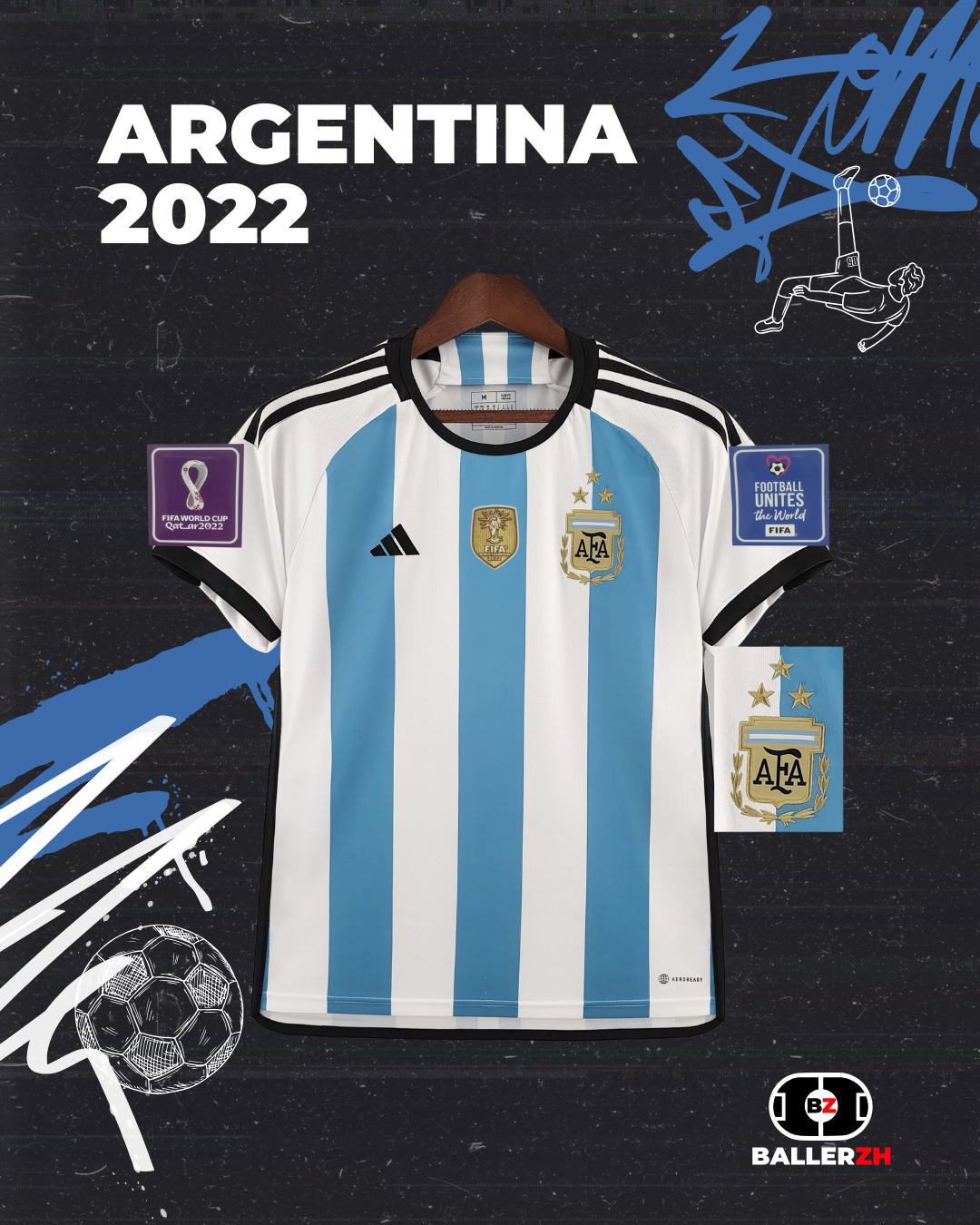 ARGENTINA - Home 2022 (3-Star World Cup)