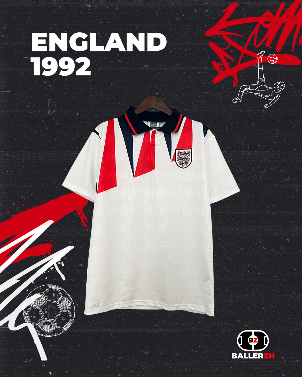 ENGLAND - Home 1992