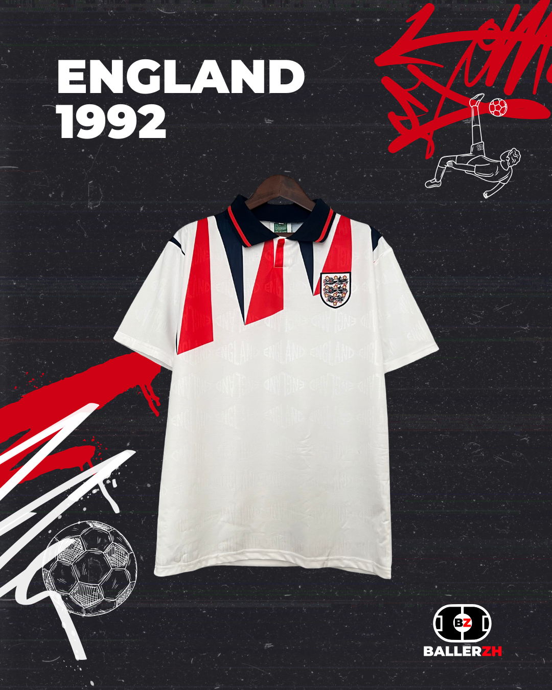 ENGLAND - Home 1992