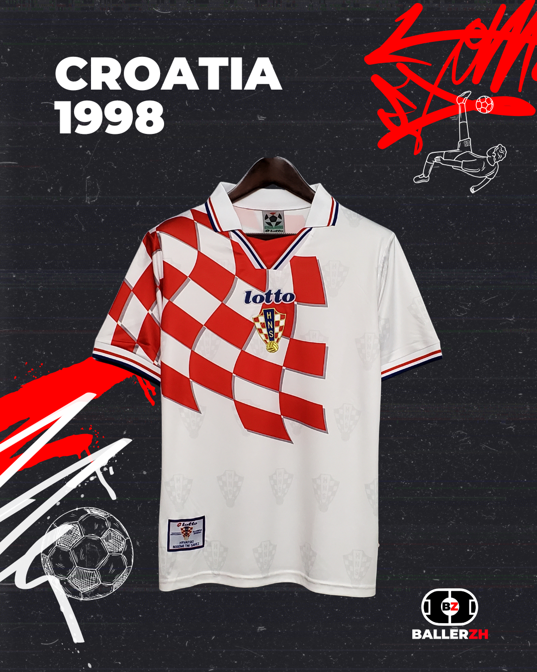 CROATIA - Away 1998