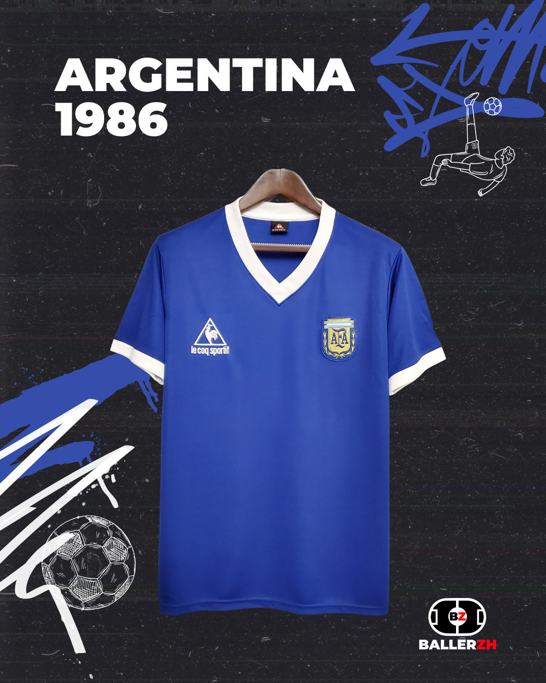 ARGENTINA - Away 1986