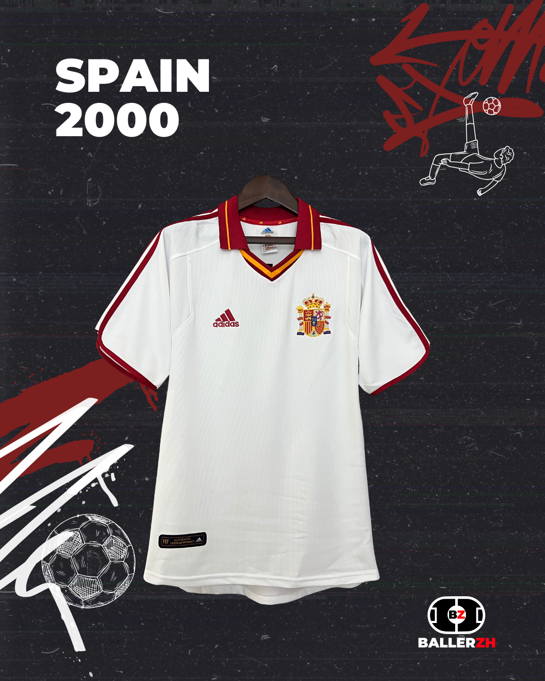 SPAIN - Away 2000
