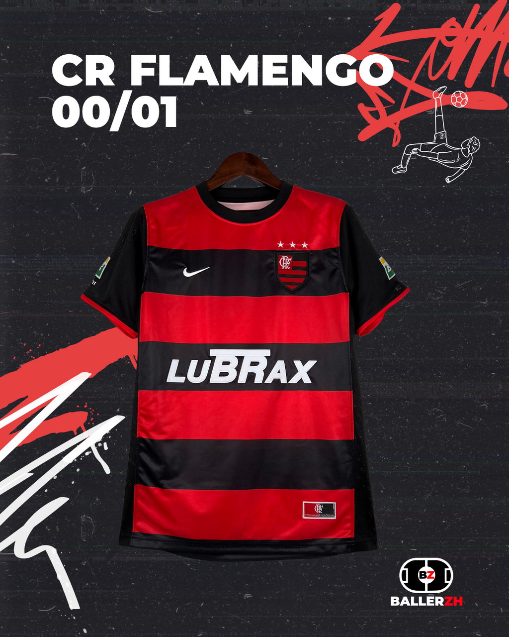 RETRO CR Flamengo - Home 00/01