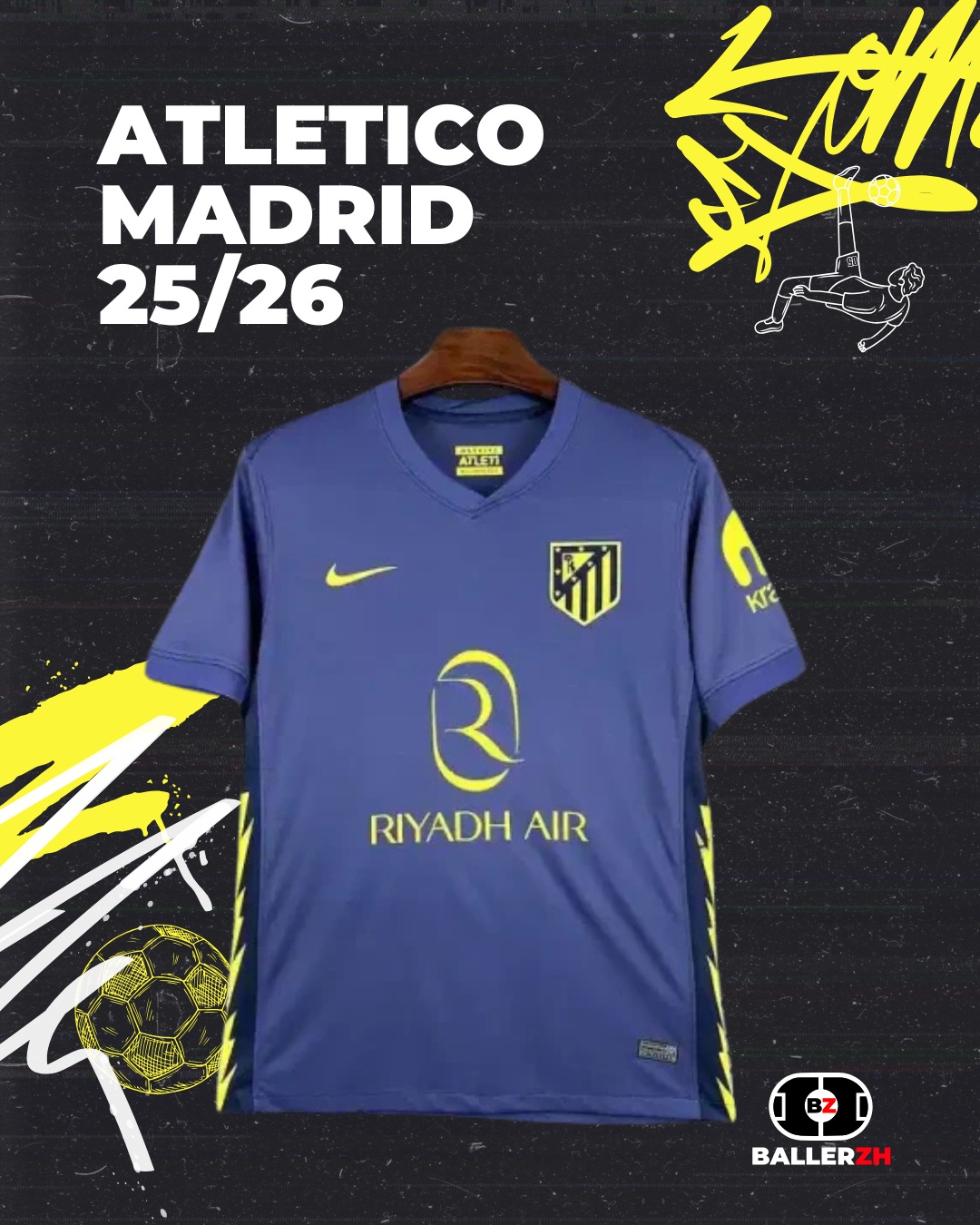 ATLETICO MADRID - Away 25/26