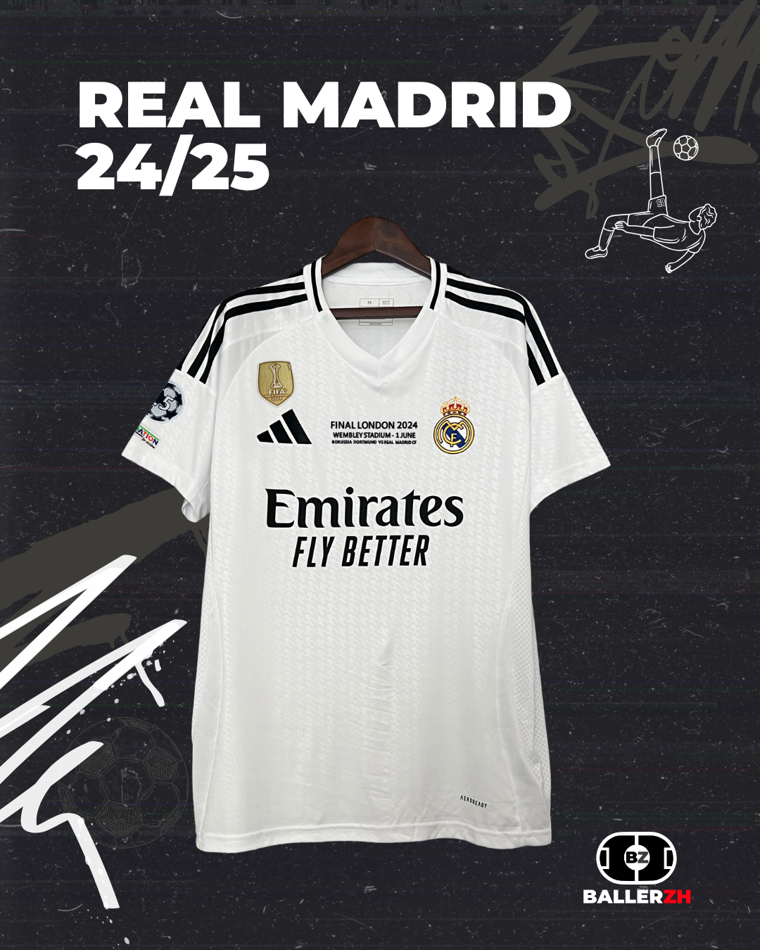 REAL MADRID - Home 24/25