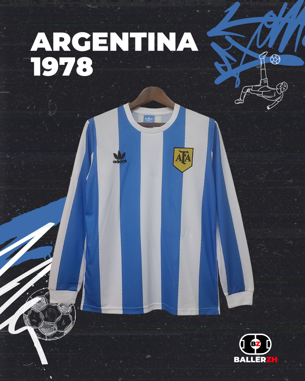 ARGENTINA - Home 1978 (long sleeve)
