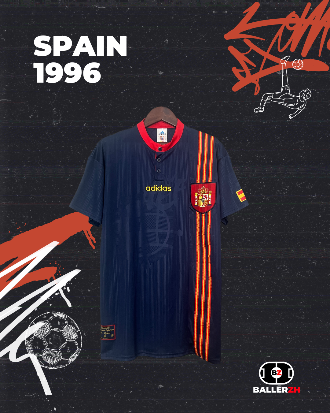 SPAIN - Away 1996