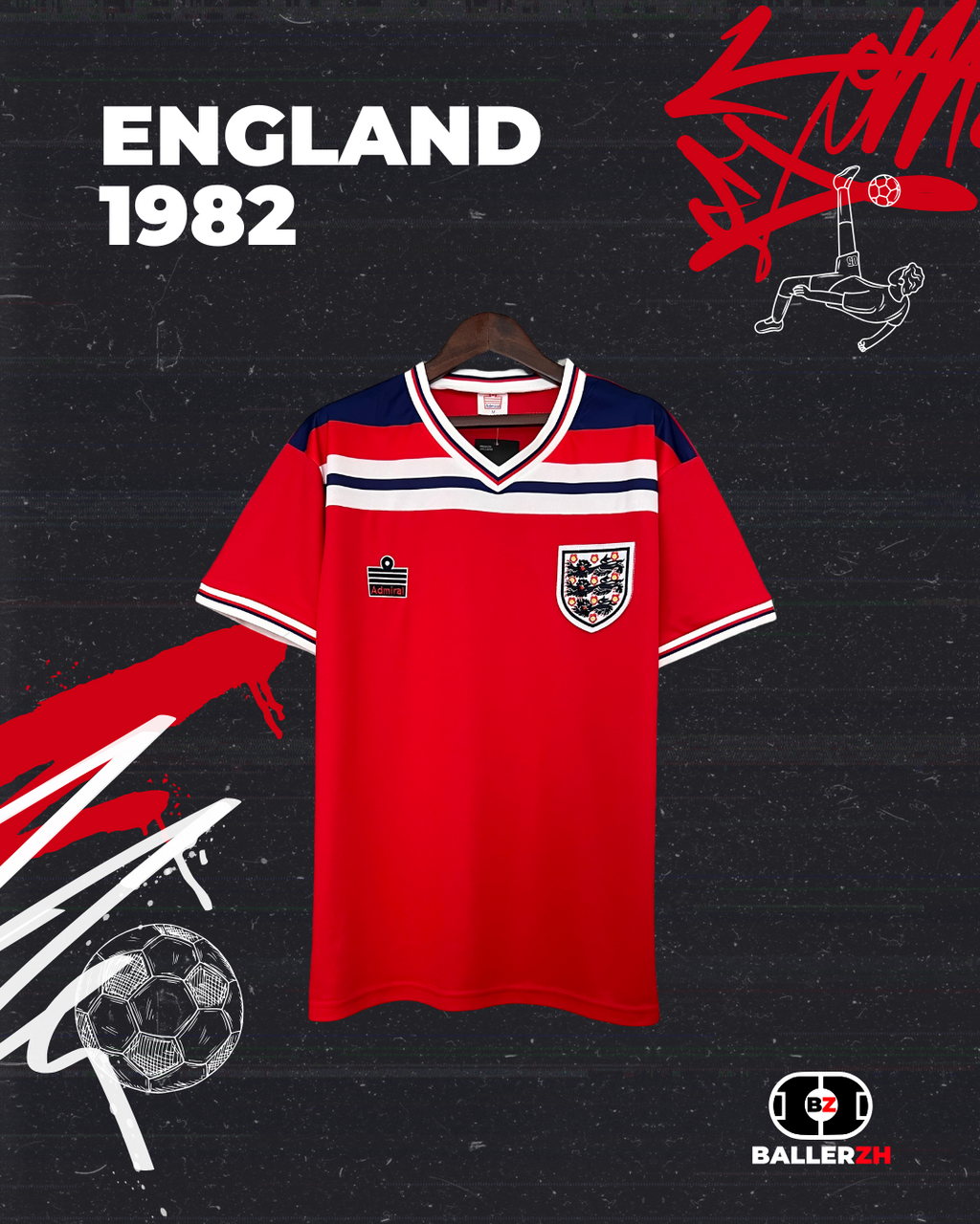 ENGLAND - Away 1982