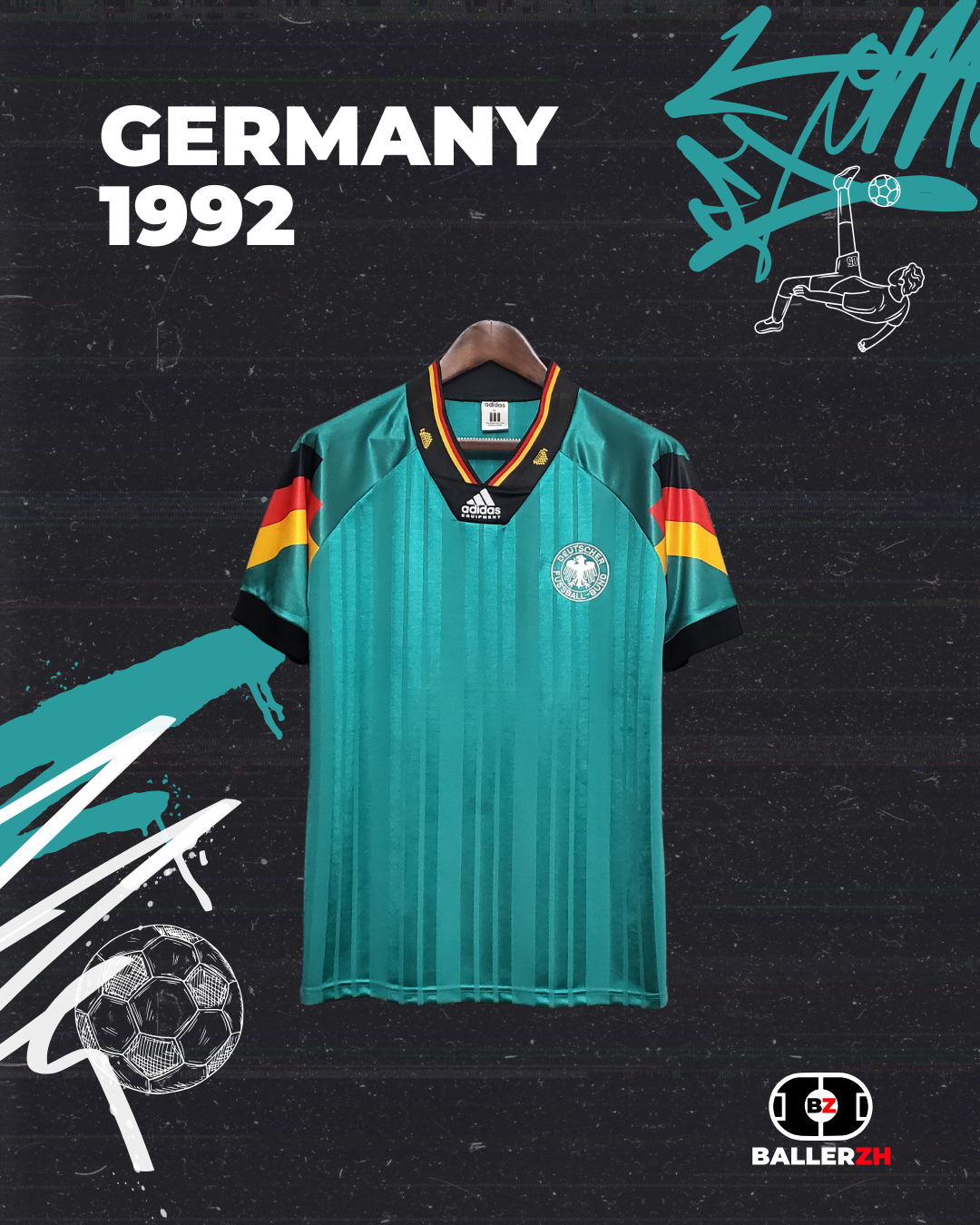 GERMANY - Away 1992