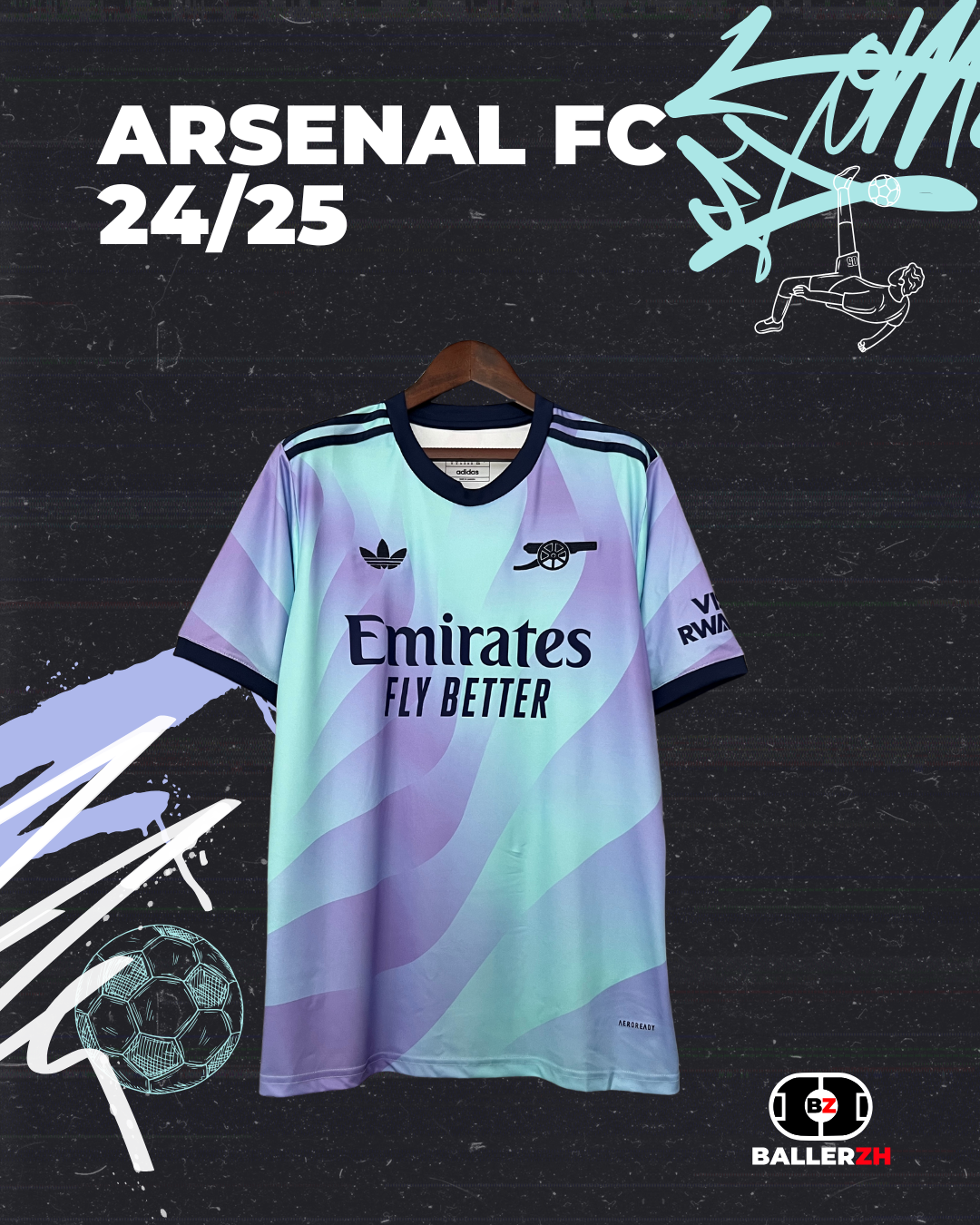ARSENAL FC - Third Away 24/25