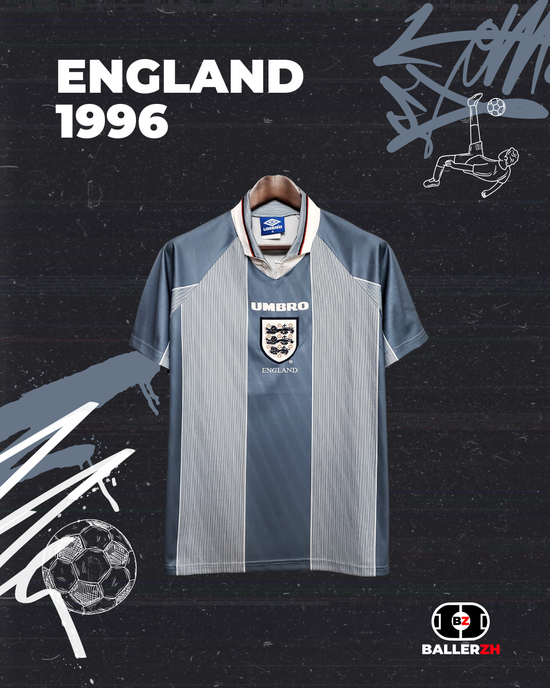 ENGLAND - Away 1996