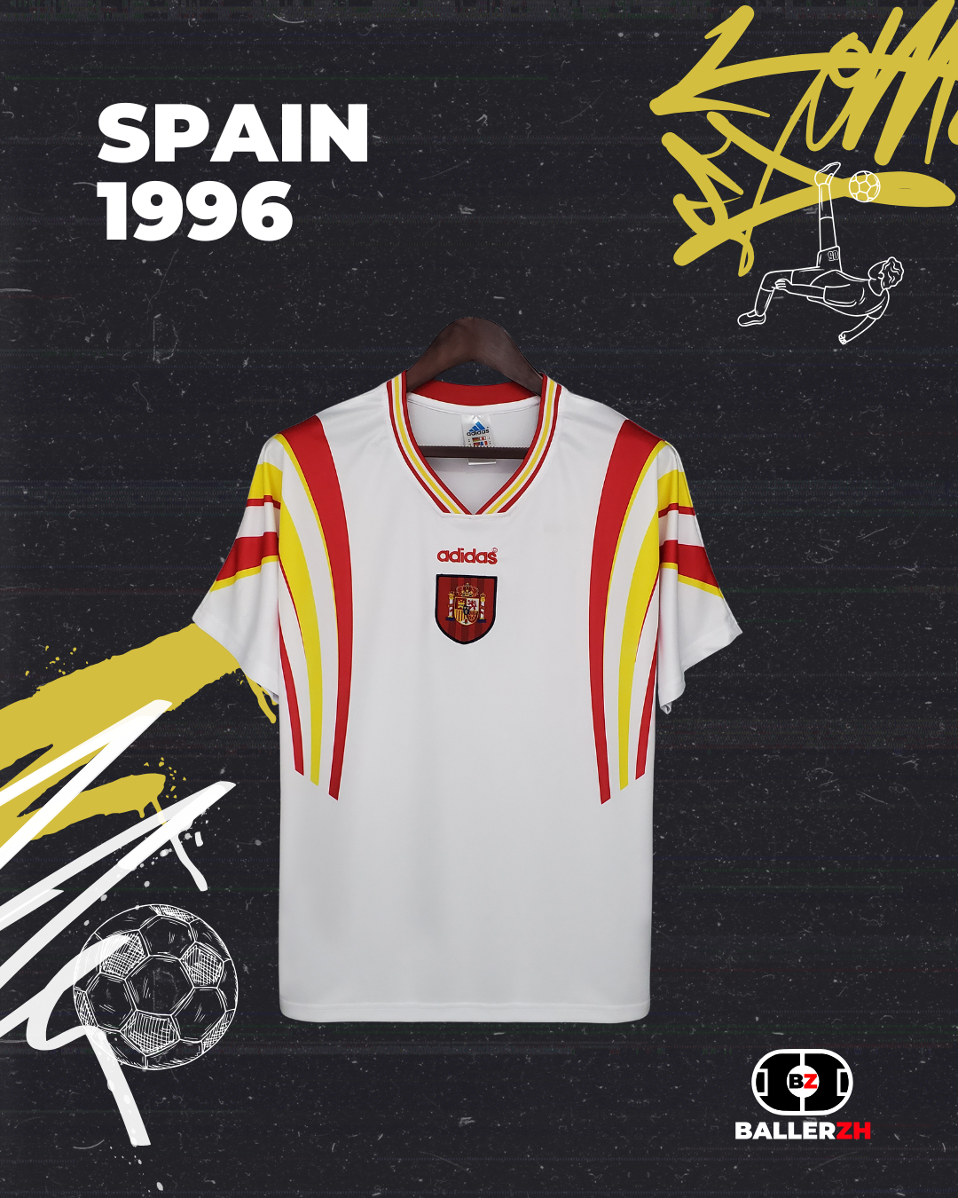 SPAIN - Second Away 1996