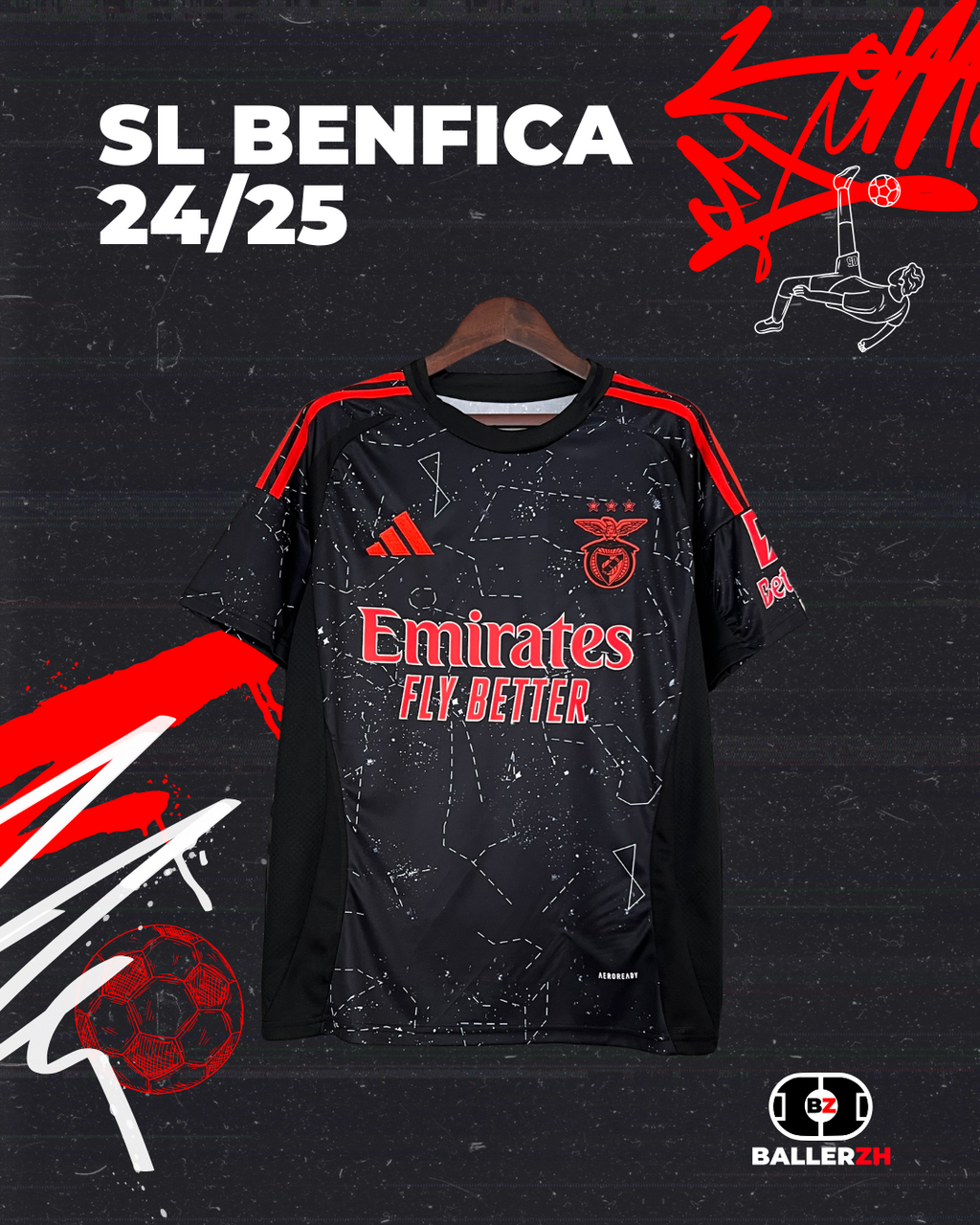 SL BENFICA - Away 24/25