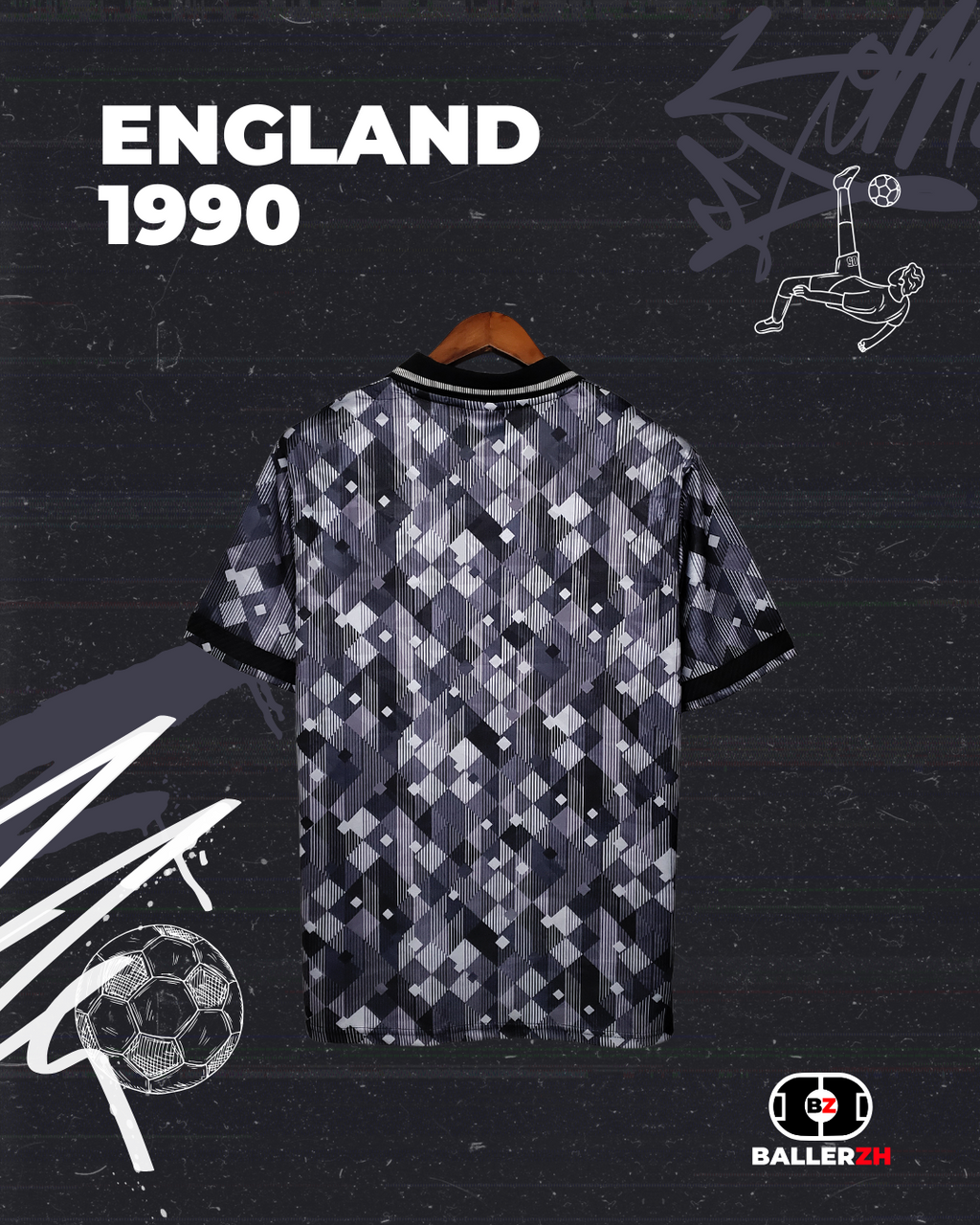 ENGLAND - Away 1990
