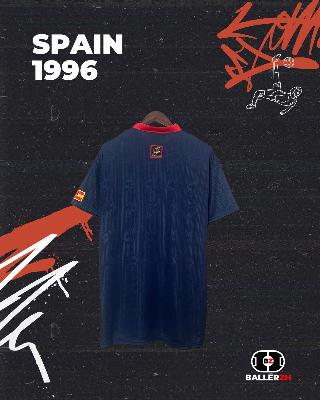 SPAIN - Away 1996