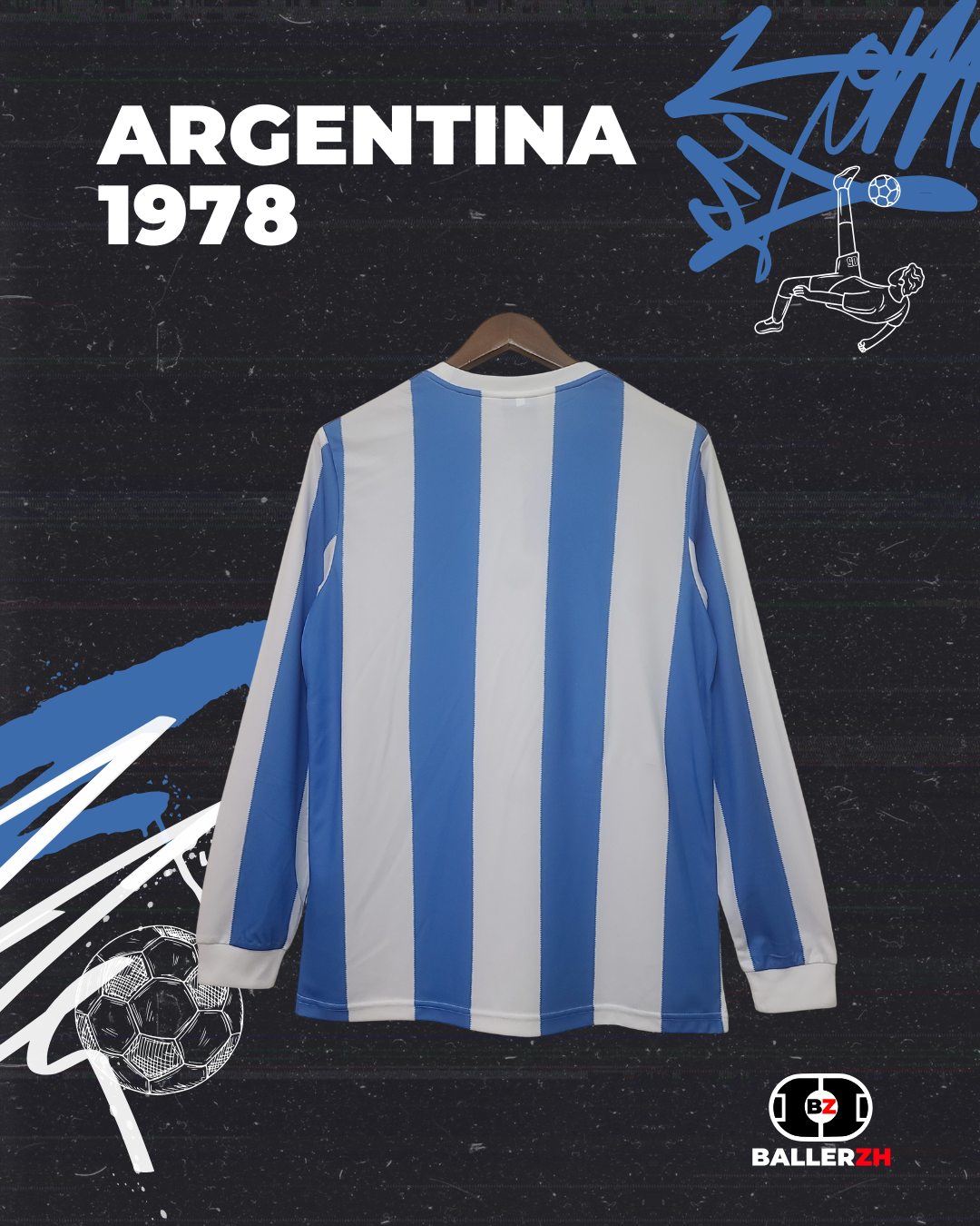 ARGENTINA - Home 1978 (long sleeve)