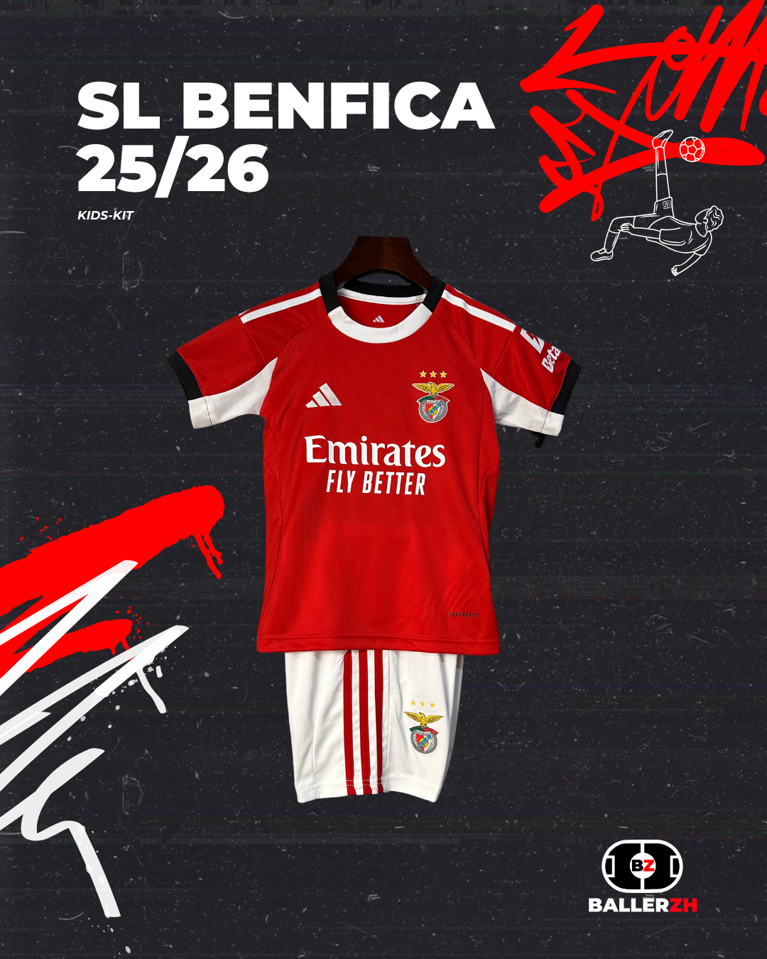 SL BENFICA - Home 25/26 (Kids-Kit)